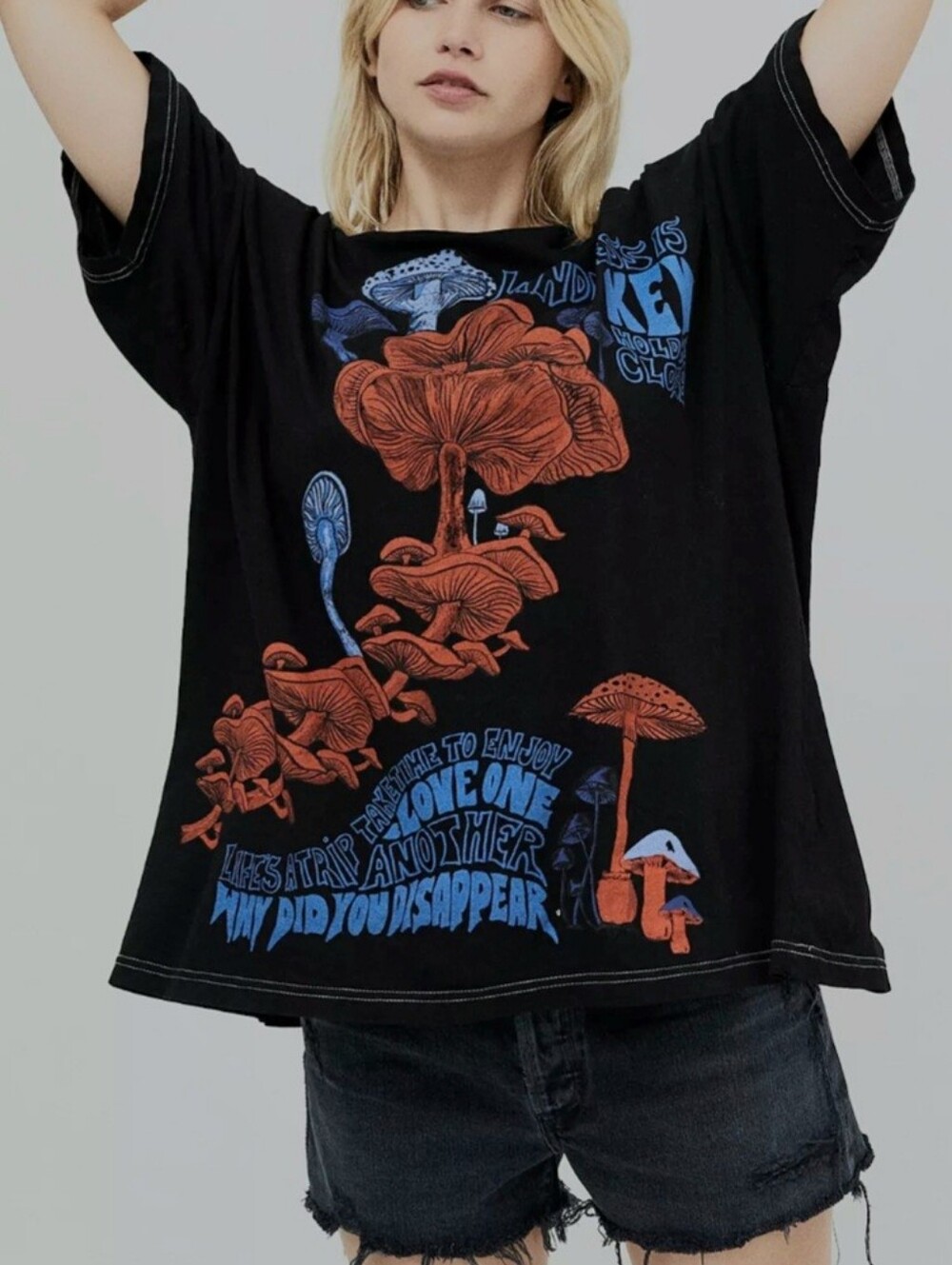 Project Social T × Urban Outfitters Oversized Mushroom Tshirt